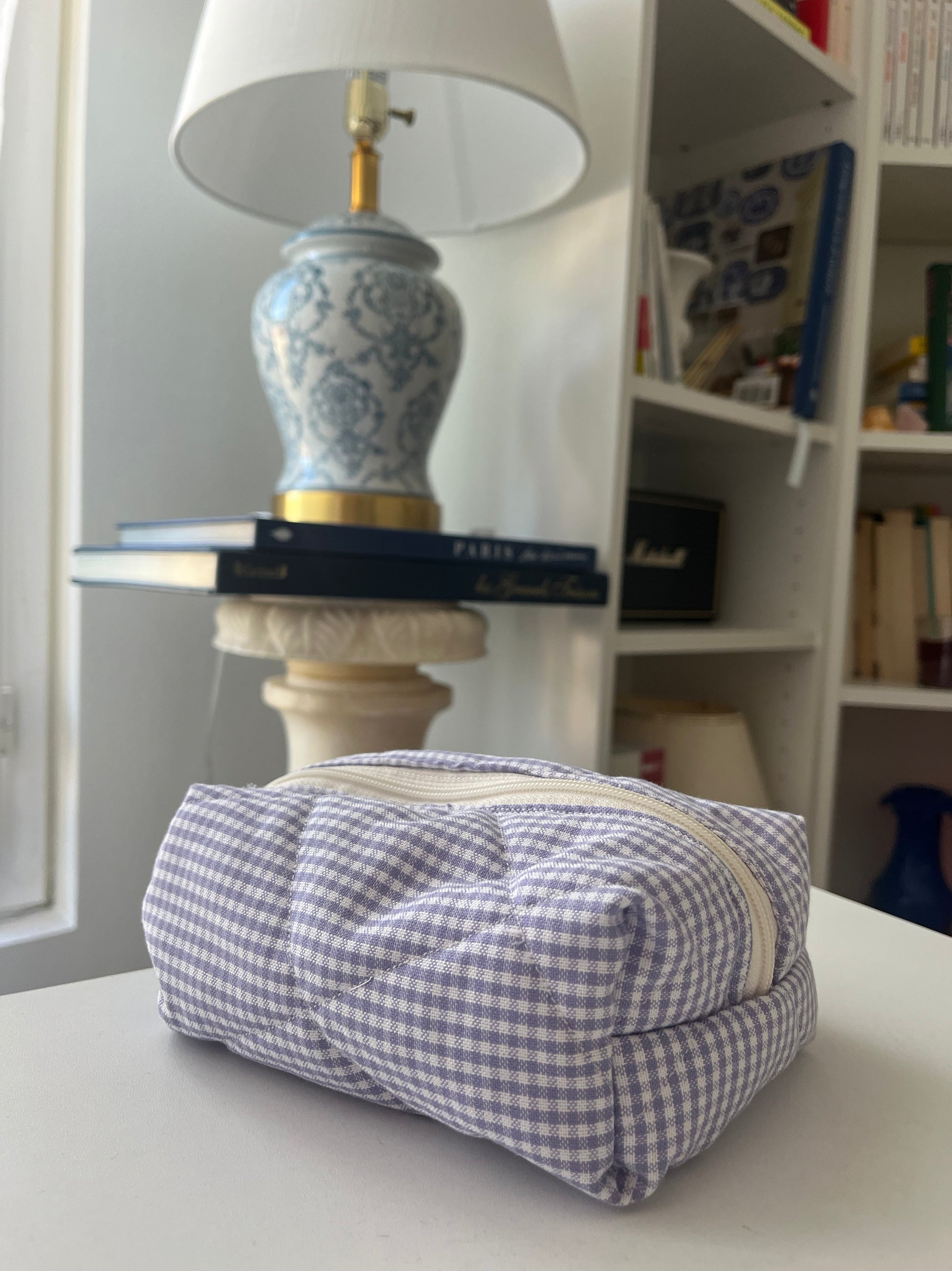 Purple gingham