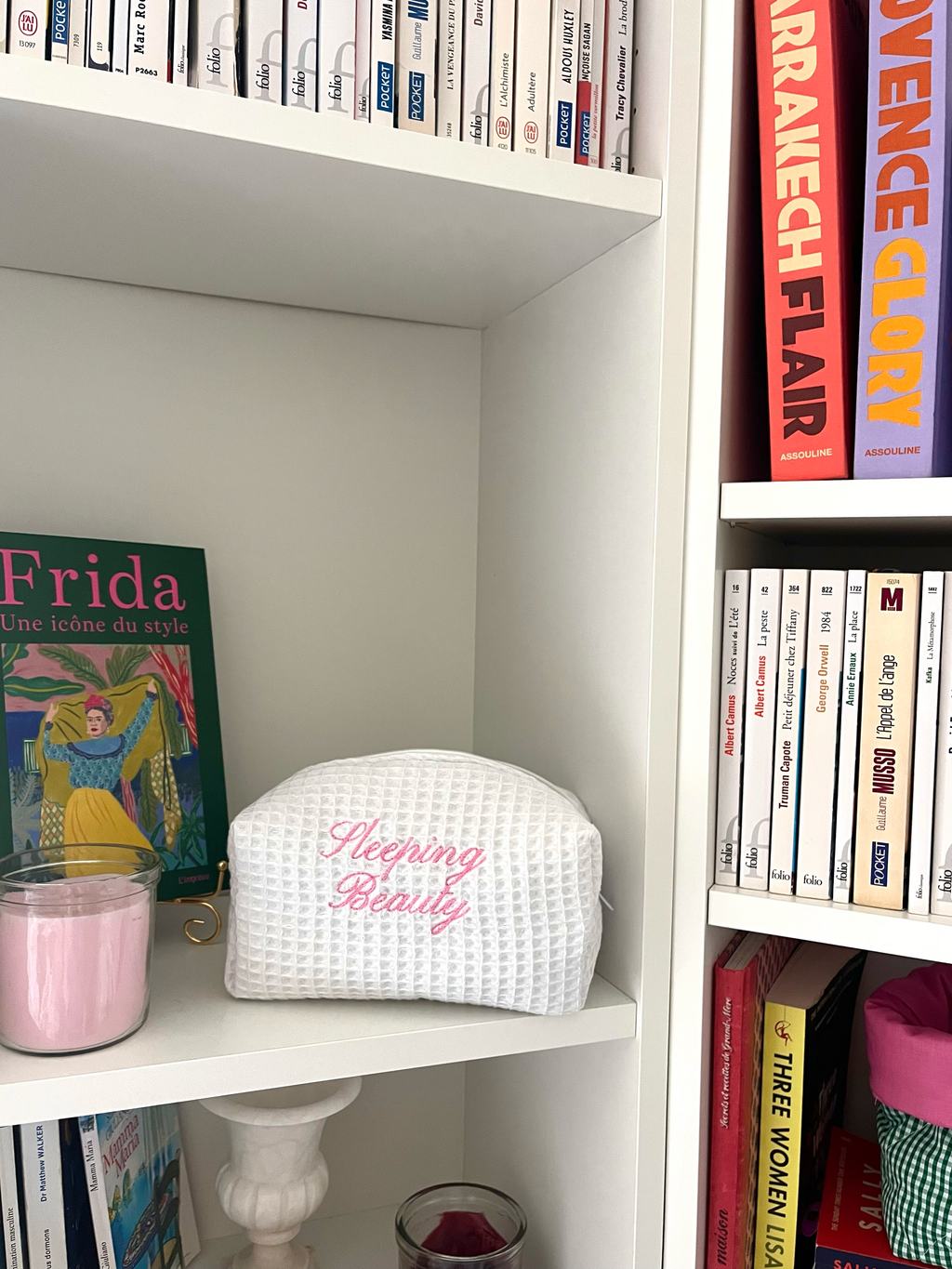 Trousse nid d'abeille "Sleeping Beauty"