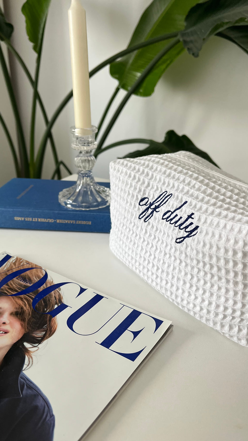 "off duty" waffle pouch
