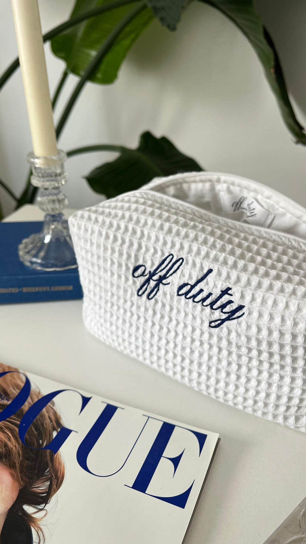 "off duty" waffle pouch