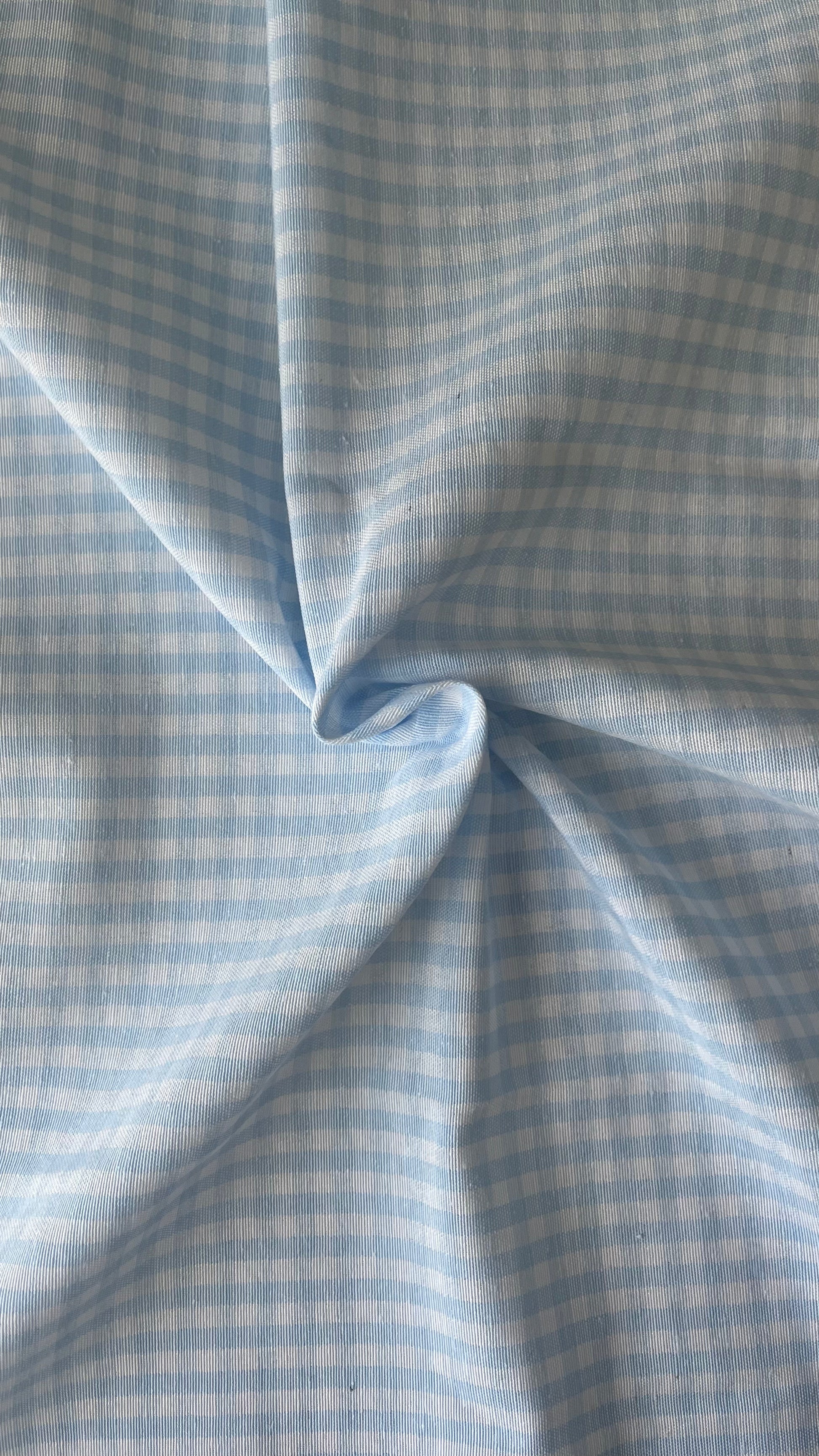 Blue gingham