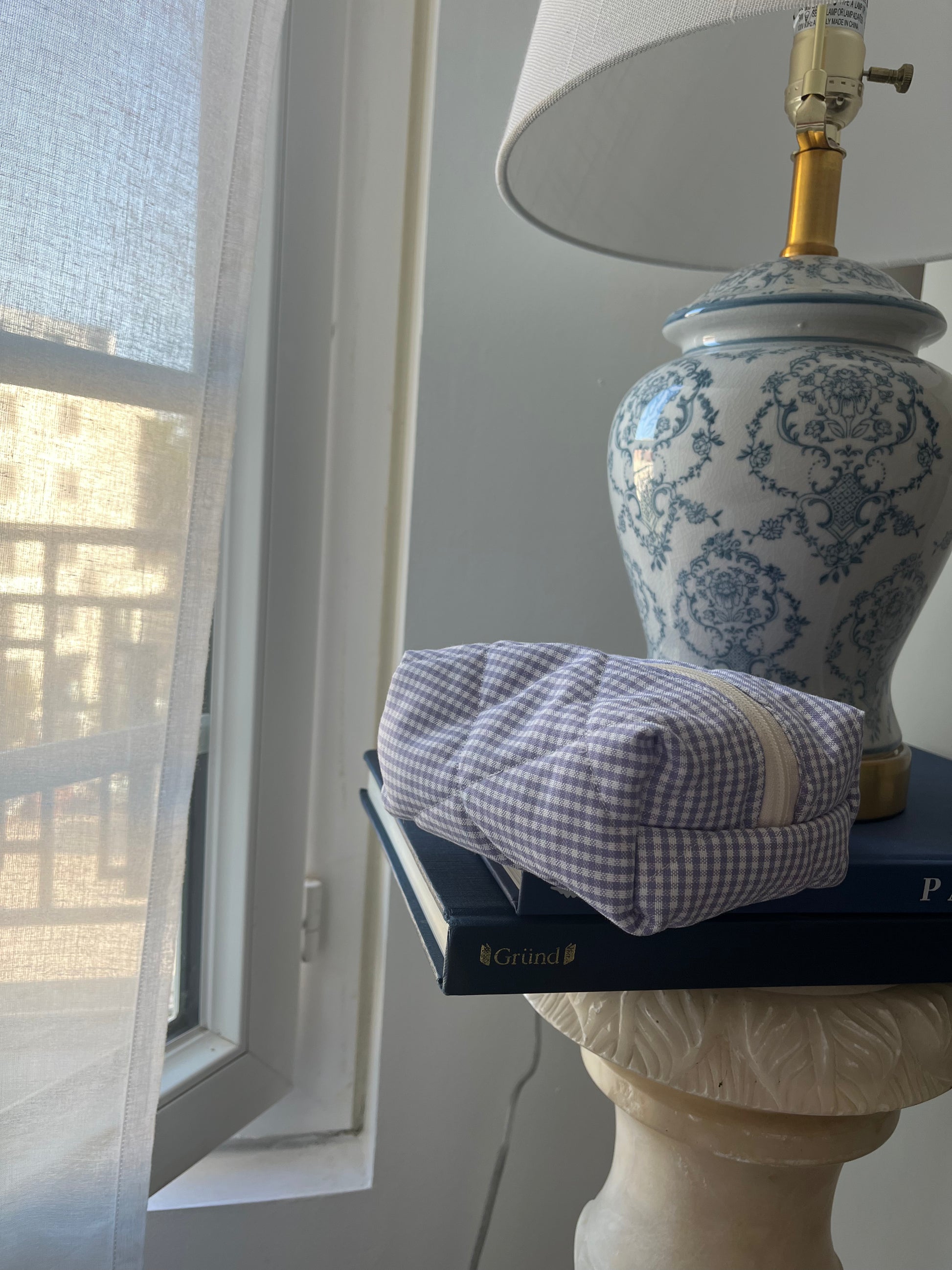 Purple gingham