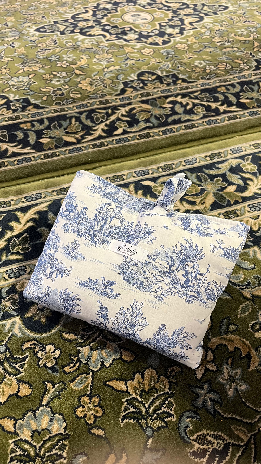 Funda de libro toile de jouy (tamaño grande)